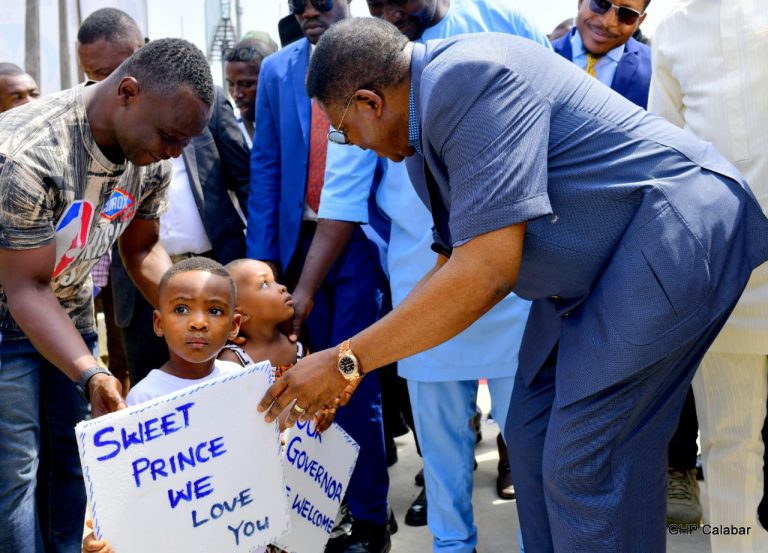 Gov. Otu Declares Priority On Children