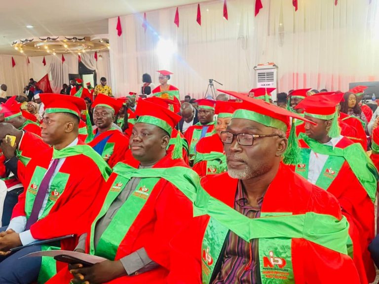NIPR Inducts 142  Chartered Members