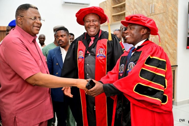 Ekpenyong Akiba, Ayi Effiong Receive Honorary Doctorate Degree