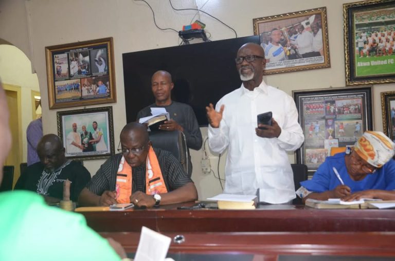 Okpo Calls For “A New Beginning” At Akwa United FC Fasting, Prayer Session