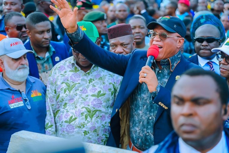 Gov Eno Inaugurates 23.25km Road Project In Oruk Anam LGA