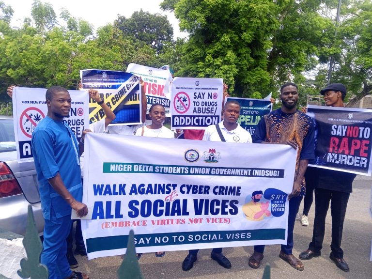 Niger Delta Students Launch Campaign Against Drug Abuse, Cybercrime, Others