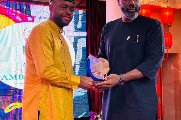 Gov Eno Bags Prestigious Cultural Ambassador Award