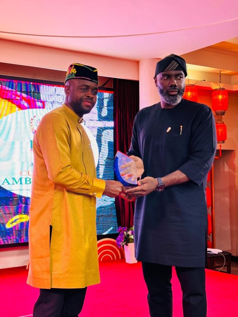 Gov Eno Bags Prestigious Cultural Ambassador Award