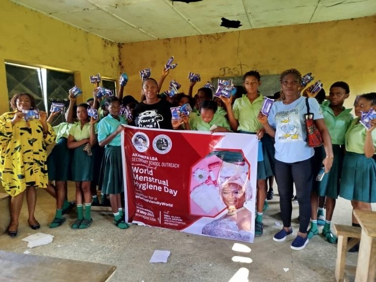 Akamkpa First Lady Takes Menstrual Hygiene Campaign to Schools
