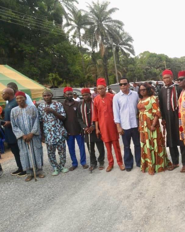 Gov. Otu Commences Reconstruction of 24 km Okuku-Mfom Road 50 Years After