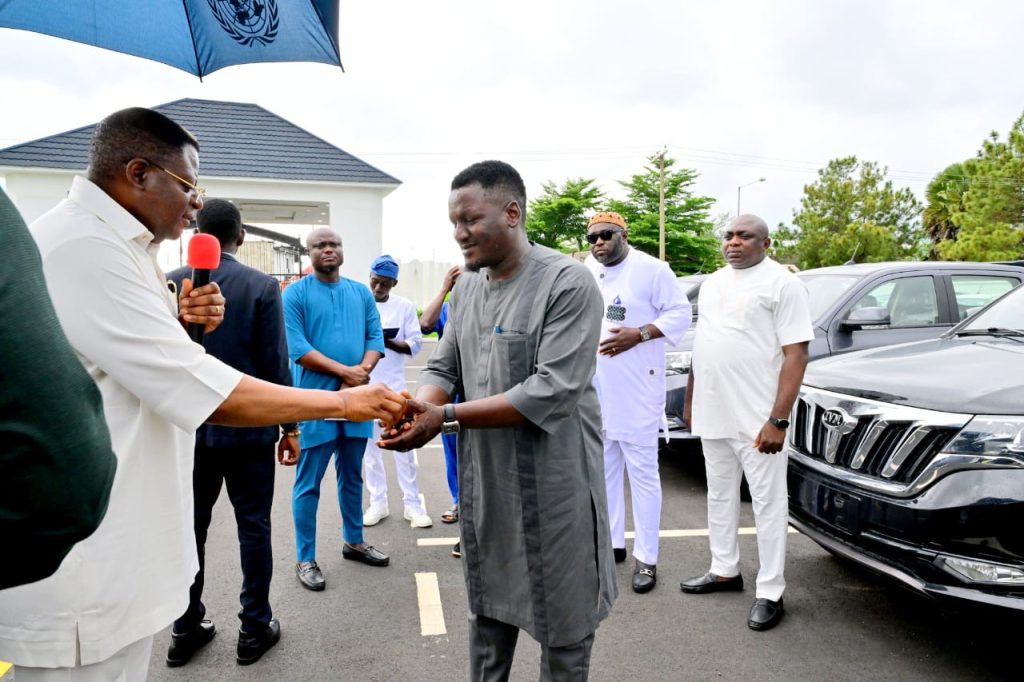 Gov. Otu Bolsters State Security With Operational Vehicles