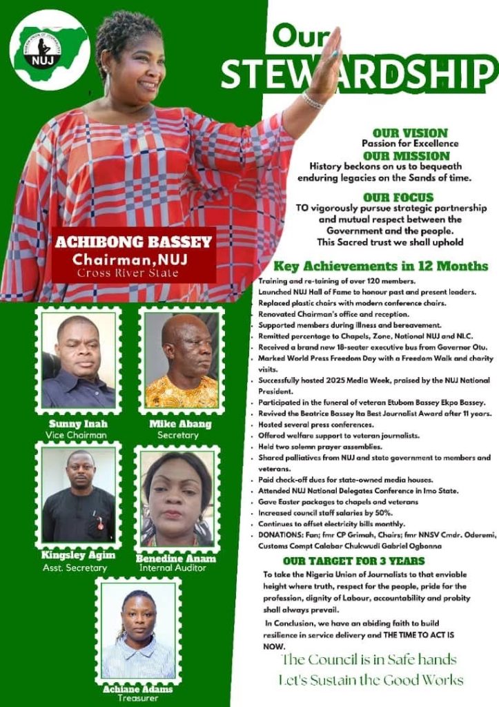 OPINION: C’River NUJ 2025: Why Comrade Archibong Bassey Deserves Another Turn