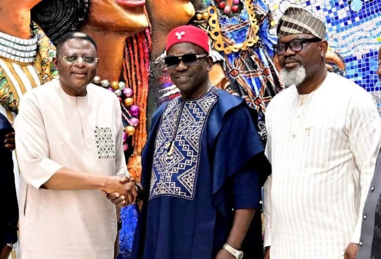Ohanaeze President Felicitates Gov Otu For Doctorate,  Governor of The Year Awards